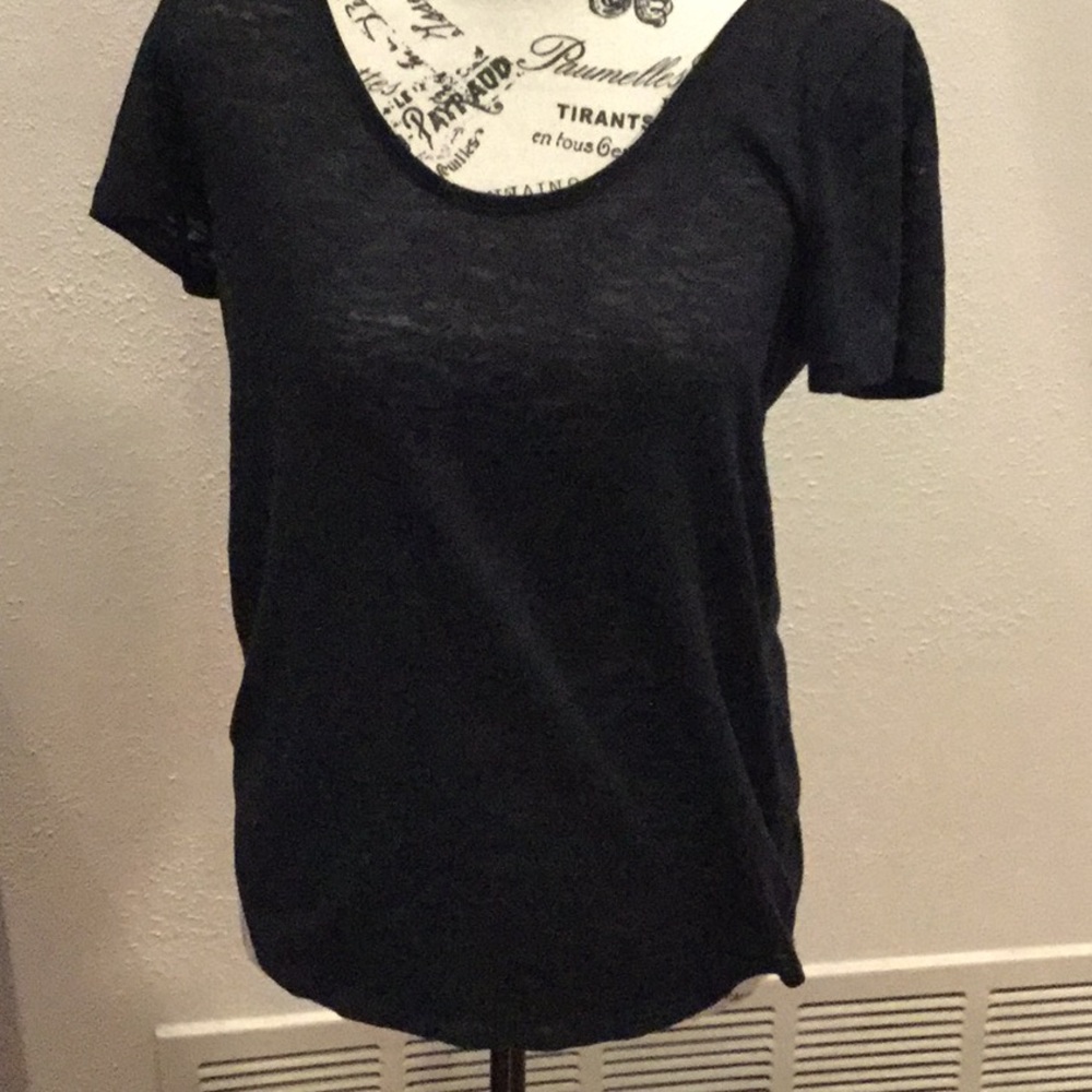Loft black tee size small